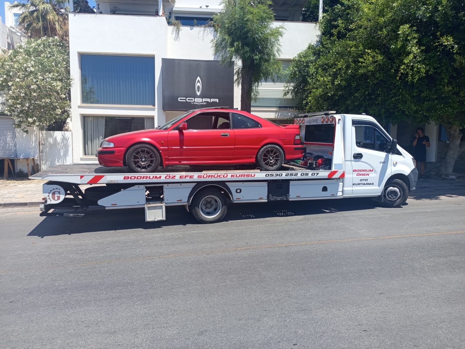 Bodrum oto kurtarma operasyon ekibi