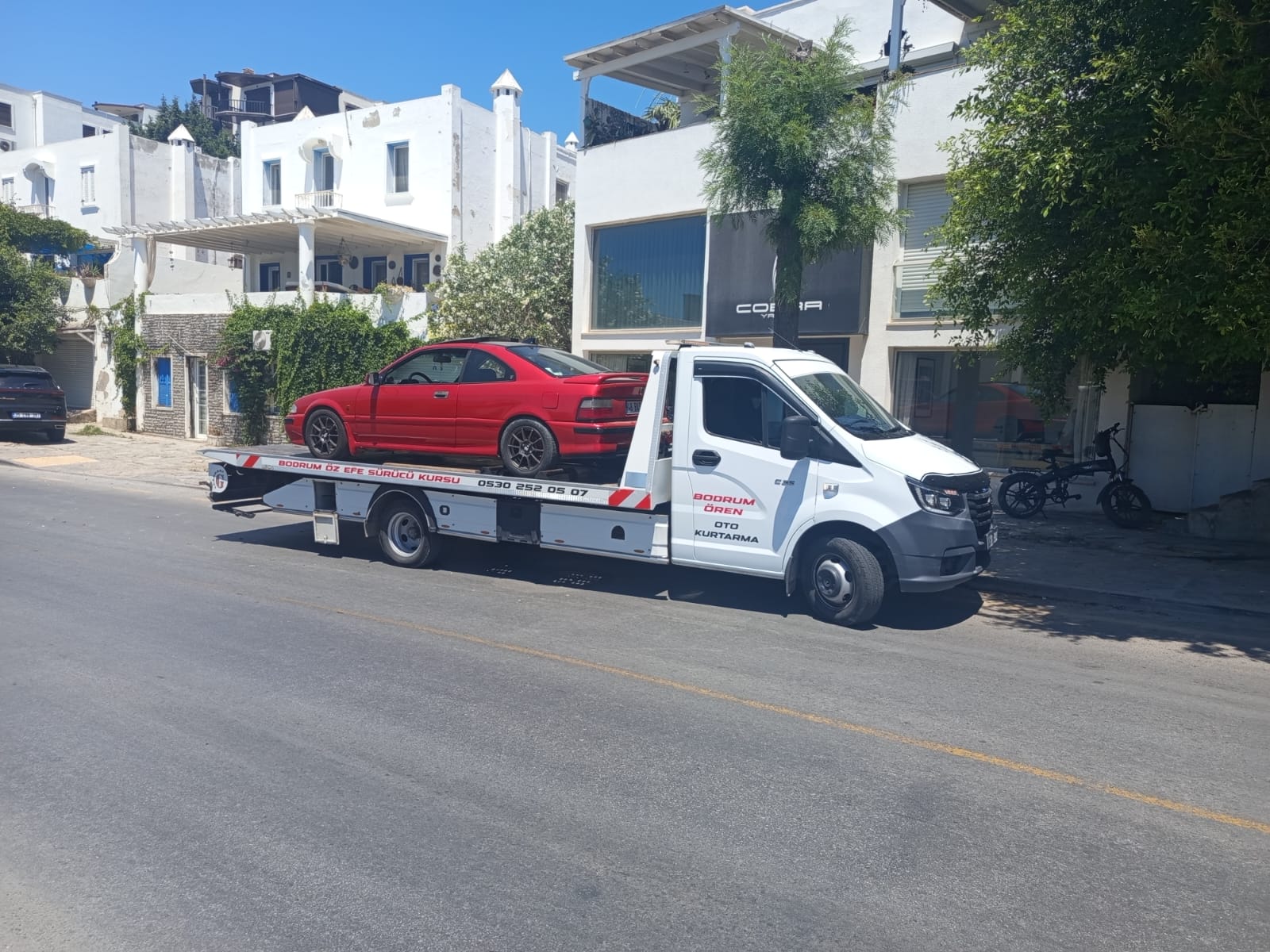 Bodrum Ören Oto Kurtarma saha operasyonu
